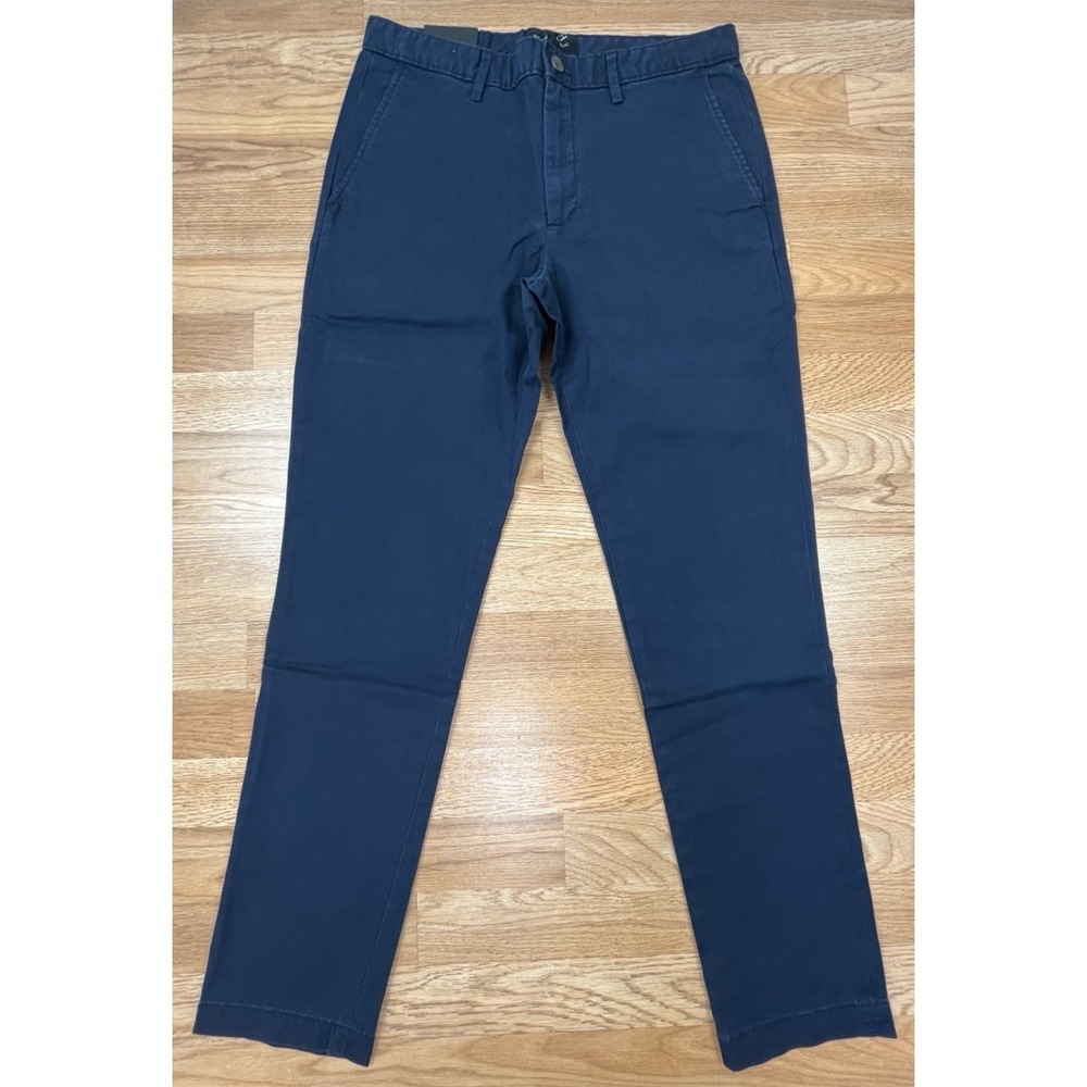 Banana‎ Republic Lived-in Chino Men's Navy Blue Pants Size 31 x 32 Slim Fit NEW